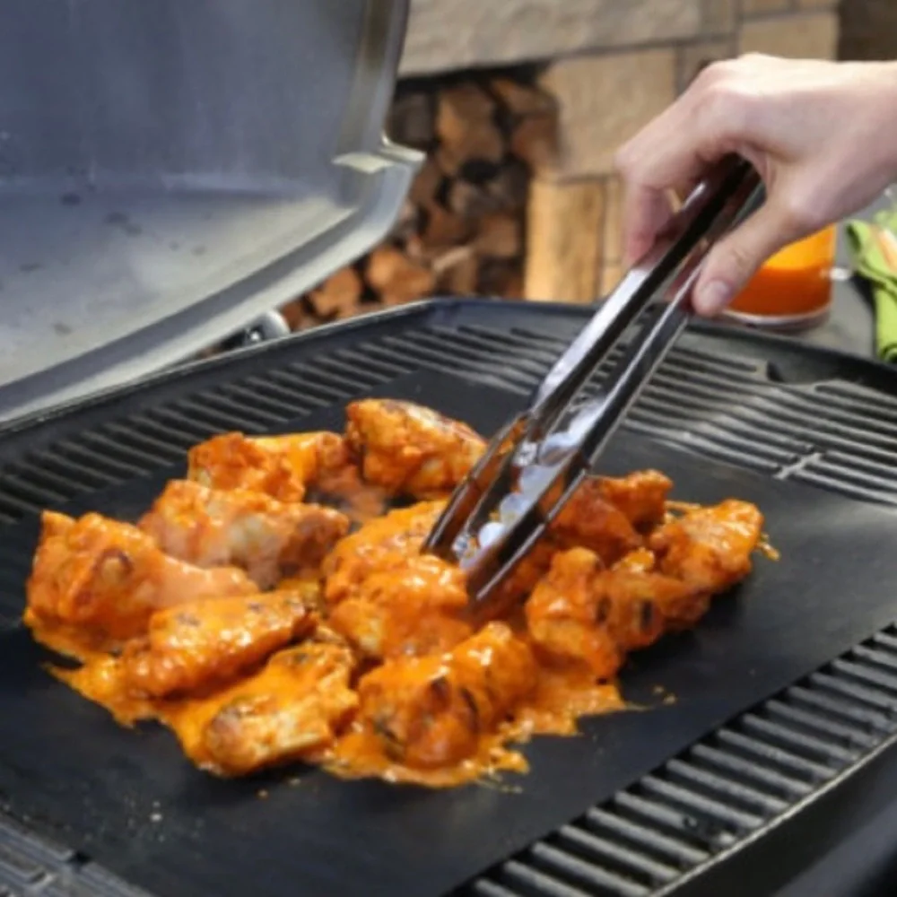 NWT YOSHI GRILL & BAKE MATT W STAINLESS STEEL BBQ TONG